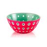 Tigela Bowl 25 Cm em Acrilico Magenta/verde - Le Murrine - Guzzini - 1