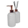 Kit Saboneteira e Aromatizador Difusor de Vidro Lavabo UZ Utilidades Kit Saboneteira + Aromatizador - 1