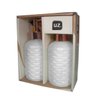Kit Saboneteira e Aromatizador Difusor de Vidro Lavabo UZ Utilidades Kit Saboneteira + Aromatizador - 5