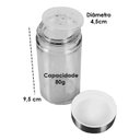 Ver imagem 2 de Porta Temperos Giratório 16 Potes Quadrado Bambu - 4996