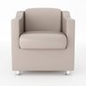 Poltrona Tilla para Clinica:courino Bege - 2