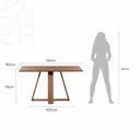 Ver imagem 3 de Conjunto de Jantar Mesa Retangular Avena 4 Cadeiras New Ella - Linho Off White - Linked 02