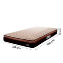 Ver imagem 4 de Cama Box Solteiro Colchão Espuma D33 Pillow Top Millenium 88x188x57cm Marrom