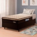 Ver imagem 6 de Cama Box Solteiro Colchão Espuma D33 Pillow Top Millenium 88x188x57cm Marrom