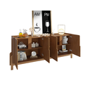 Ver imagem 2 de Buffet Lizz com Adega 190cm Marrom Cedro Casa D