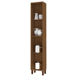 Paneleiro Monza 40cm 2 Portas Freijó/chumbo - Indékes - 2