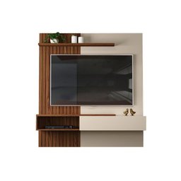Painel para TV Tito até 65 Polegadas Off White/Marroquim - DJ Móveis - 1