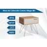 Mesa Cabeceira Infantil 881 c/ 1 Gaveta Noce/Off White - Carraro - 2