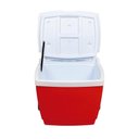 Ver imagem 4 de Caixa Térmica 42l Cores com Rodinha Cooler Bebidas Mor Vermelha