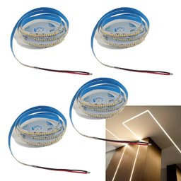 Fita Led 4000k 5 Metros 16w 240 Leds Kit 4 Unidades Casa Apartamento Quarto Sala Recepçao Espelho Sa - 7