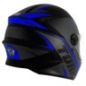 Capacete Moto Fechado Azul New Liberty Four R8 Acessorio Esporte Motoqueiro (New Four R8) Pro Tork - 3