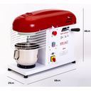 Ver imagem 4 de Batedeira Planetária 6L com Alavanca Standard 1/4cv Bivolt Maná Branco/Vermelho