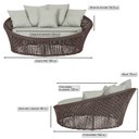 Ver imagem 3 de Kit Chaise Hungria e Espreguiçadeiras Catar Corda Náutica Alumínio Trama Original