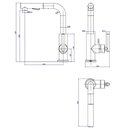 Ver imagem 4 de Misturador Monocomando Deca para Cozinha Bica Alta Interna Beta Cromado