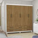 Ver imagem 2 de Guarda Roupa Casal D22 6 Portas 6 Gavetas Carioca Móveis