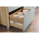 Ver mais imagens de Armário Multiuso Lavanderia Marquesa C/ 2 Portas e 2 Gavetas 70cm Nature/verde - Nesher