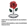 Saboneteira Rustica Porta Sabonete:vermelho - 3