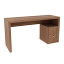 Ver imagem 4 de Mesa Para Computador Escrivaninha 2 Gavetas ME4130 Amêndoa - Tecno Mobili