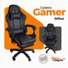 Cadeira Gamer Stillus Ergonômica com Apoio para Os Pés - Preto - 4
