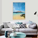 Ver imagem 1 de Quadro Canvas Gaivotas na Praia 90x60