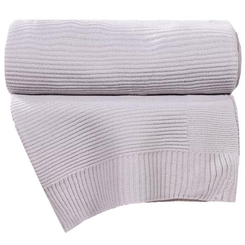 MANTA DE BEBÊ TRICÔ BENE CASA BABY REF: 18.03.0018.1374 75CM X 1,00M UN Cinza