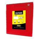 Ver imagem 1 de Lona Plástica Vermelha Impermeável 300 Micras Multiuso 5x5