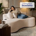 Ver imagem 7 de Sofá Veda 1,88m Xpand Tech Tecido Bouclê Bege Claro Cama Inbox