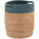 Ver imagem 2 de KIT3 Cesta Decorativa Organizadora Multiuso Empul Fibra Natural