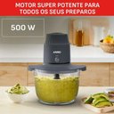 Ver imagem 2 de Processador de Alimentos Arno Choppeo CH01 2 Velocidades 500W Cinza 2L 220V
