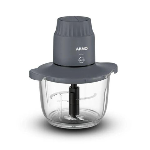 Processador de Alimentos Arno Choppeo CH01 2 Velocidades 500W Cinza 2L 220V