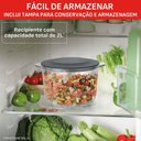 Ver imagem 4 de Processador de Alimentos Arno Choppeo CH01 2 Velocidades 500W Cinza 2L 220V