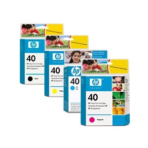 Cartucho Hp 40 - 51640a Kit 4 Cores