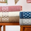 Ver imagem 3 de Toalha de Banho Celine 01 Peça 100% Algodão 450g/m² Suave - Palha Pérola