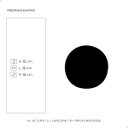 Ver imagem 2 de Esfera Decorativa de Cerâmica Grande Listra Dourada