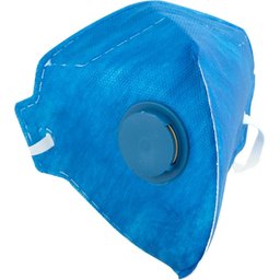 Respirador Dobrável c/ Válvula Pff2 Azul Vonder Plus - 2