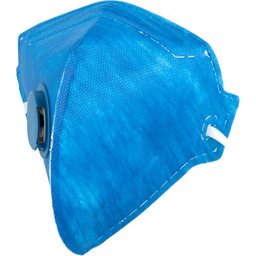 Respirador Dobrável c/ Válvula Pff2 Azul Vonder Plus - 1