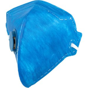 Respirador Dobrável c/ Válvula Pff2 Azul Vonder Plus