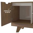 Ver imagem 7 de Rack para Tv até 65 Michigan com 2 Gavetas e 4 Nichos Pinho / Off White