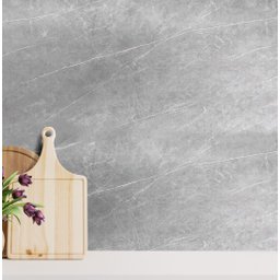 Papel de Parede Adesivo Lavavel Mármore Gris Armani Cinza - 6
