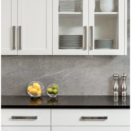 Papel de Parede Adesivo Lavavel Mármore Gris Armani Cinza - 3
