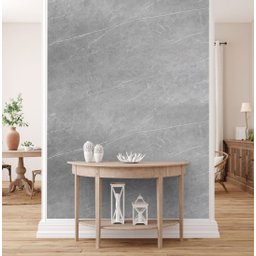 Papel de Parede Adesivo Lavavel Mármore Gris Armani Cinza - 5