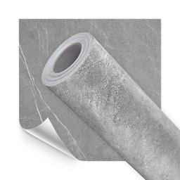 Papel de Parede Adesivo Lavavel Mármore Gris Armani Cinza - 1