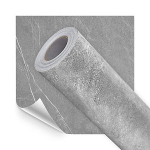 Papel de Parede Adesivo Lavavel Mármore Gris Armani Cinza