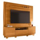 Ver imagem 2 de Estante Home Theater Nilo com Pés Cinamomo com Aparador Estoril Cinamomo Off White - Madetec
