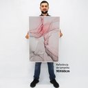 Ver imagem 2 de Quadro Decorativo em Canvas Abstrato Aquarela Rose TaColado Moldura Flutuante 4,5cm Madeira 90 x 60c