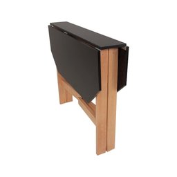 Conjunto Mesa Aparador Preta + 2 Cadeiras Slim - Turquesa - 3