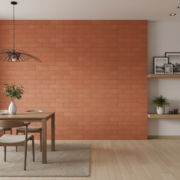 Revestimento Tijolinho de Concreto Brick - Rosso Mineral M² - 6