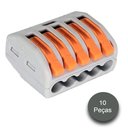 Ver imagem 4 de Emenda Eletrica Tipo Borne 5 Entradas 10 Peças