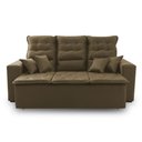 Ver imagem 5 de Sofá Retrátil e Reclinável 180cm Suede com Molas Espirais Europa King House