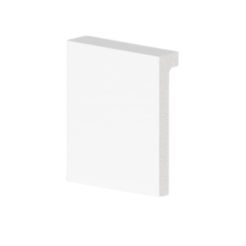 Rodape Sobrepor Poliestireno 12cm 50712 Arquitech